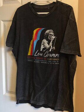 Lou Gramm T-Shirt XL Foreigner